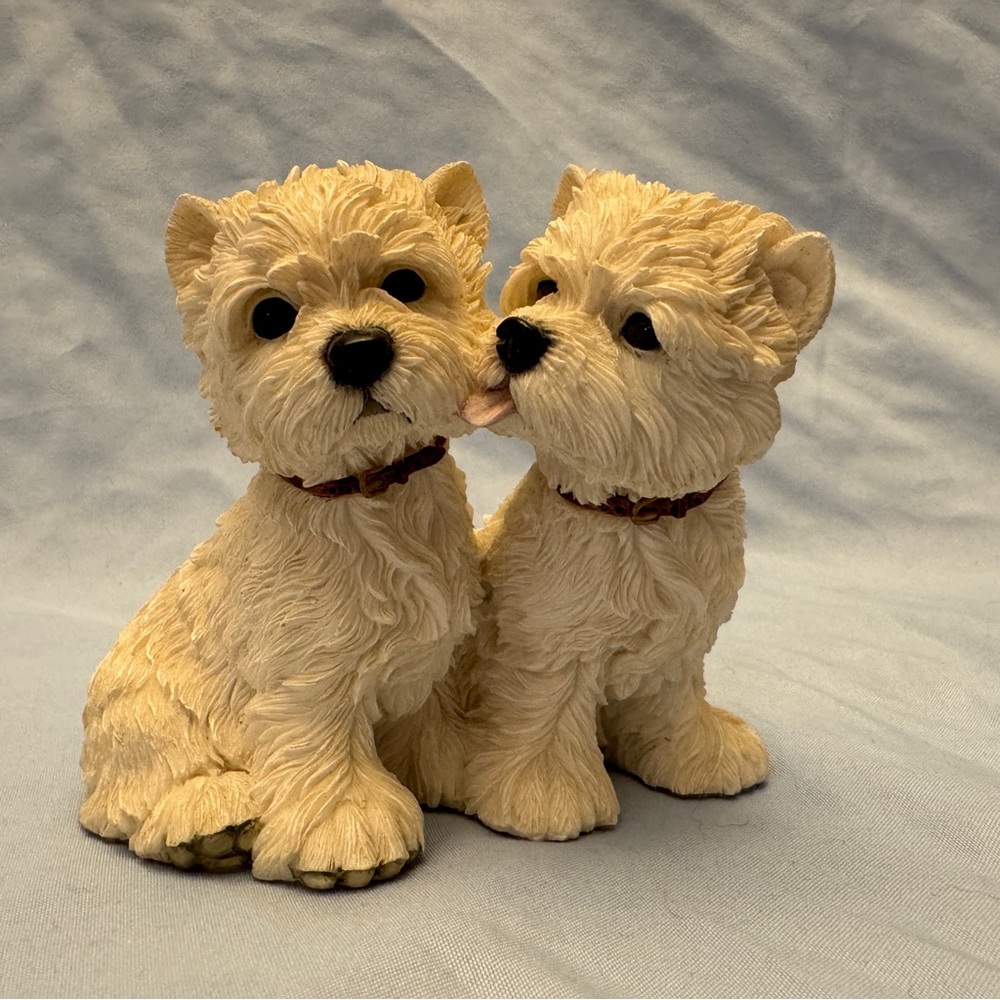 Snowy and Frosty (90350) - West Highland White Terriers - Barkers Hand Painted